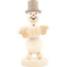 Schneemannmusikant Harmonikaspieler - 12 cm
