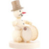Schneemannmusikant Pauke - 12 cm