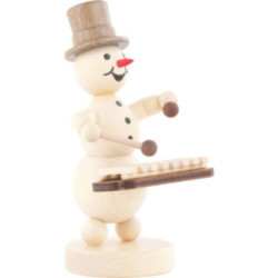 Snowman Musician Xylophone - 12 cm / 4.7 inch
