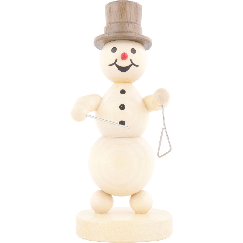 Schneemannmusikant Triangel - 12 cm