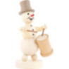 Snowman Musician Long Drum - 12 cm / 4.7 inch