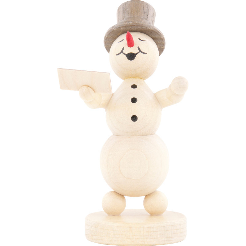 Schneemannmusikant Sänger - 12 cm