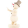 Schneemannmusikant Sänger - 12 cm