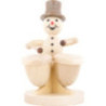 Schneemannmusikant Kesselpauke - 12 cm