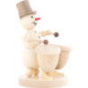 Schneemannmusikant Kesselpauke - 12 cm