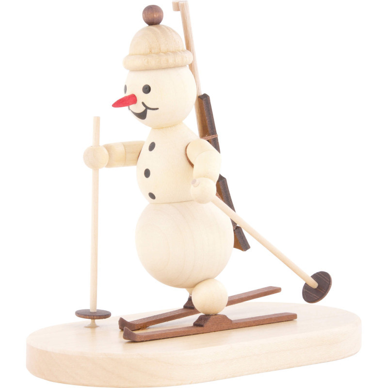 Schneemann Biathlon stehend - 12 cm