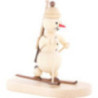 Schneemann Biathlon stehend - 12 cm