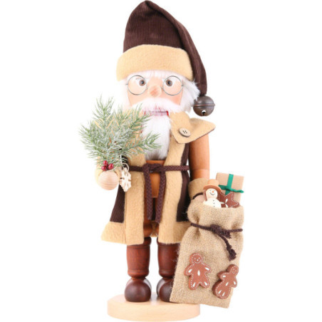 Nussknacker Weihnachtsmann natur - 40,0 cm