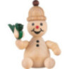 Snowman - Junior "with bird" - 7 cm / 2.8 inch