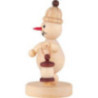 Schneemann Junior "mit Laterne" - 8 cm