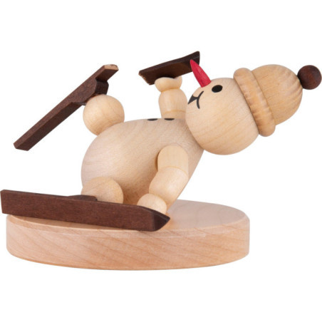 Schneemann Junior "Skiunfall" - 7 cm