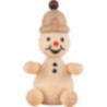Snowman - Junior "spectator" sitting - 7 cm / 2.8 inch