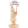 Schneemann Junior "mit Schild" - 12,5 cm