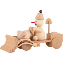 Schneemann Junior "Schneepflug" - 8 cm