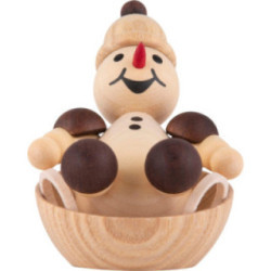 Schneemann Junior "im Wok" - 5 cm