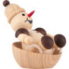 Schneemann Junior "im Wok" - 5 cm