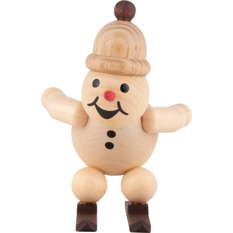 Snowman - Junior "Ski jumper at the jump" with cap - 7 cm / 2.8 inch