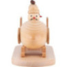 Schneemann Junior "im Zweierbob" mit Mütze - 10,5 cm