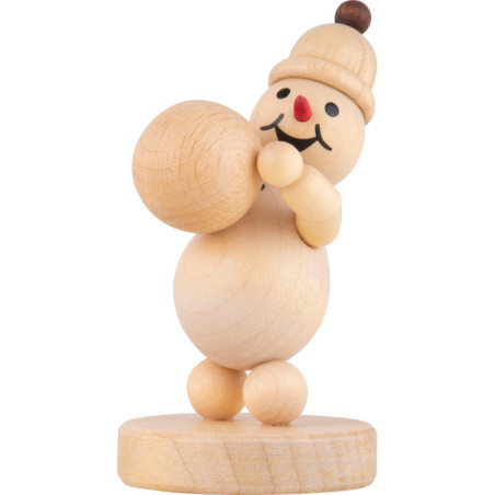 Schneemann Junior "Schneekugel oben" - 9 cm