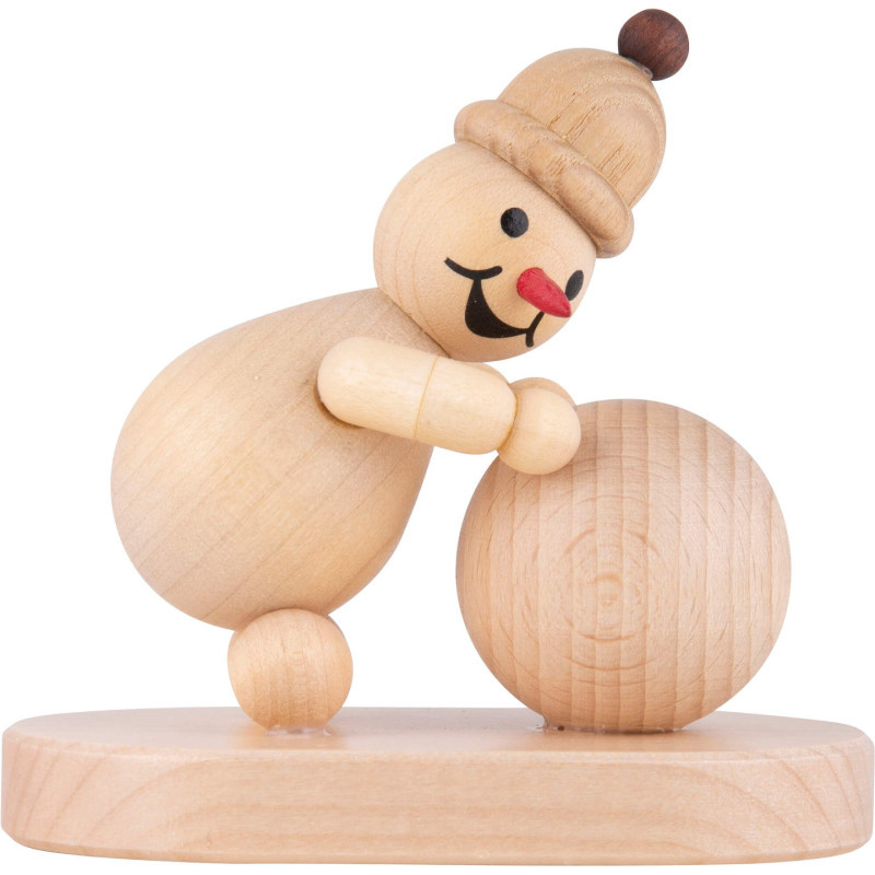 Schneemann Junior "Schneekugel unten" - 8 cm