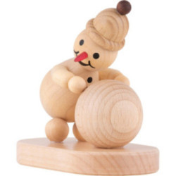 Snowman - Junior "Snow globe down" - 8 cm / 3.1 inch