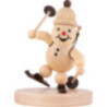 Schneemann Junior "Biathlon laufend" - 8 cm