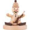 Schneemann Junior "Biathlon sitzend" - 7 cm