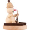 Schneemann Junior "Biathlon sitzend" - 7 cm