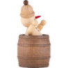 Snowman - Junior "resting in the barrel" - 7 cm / 2.8 inch