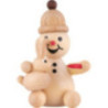 Snowman - Junior "sitting rabbit feed" - 7 cm / 2.8 inch