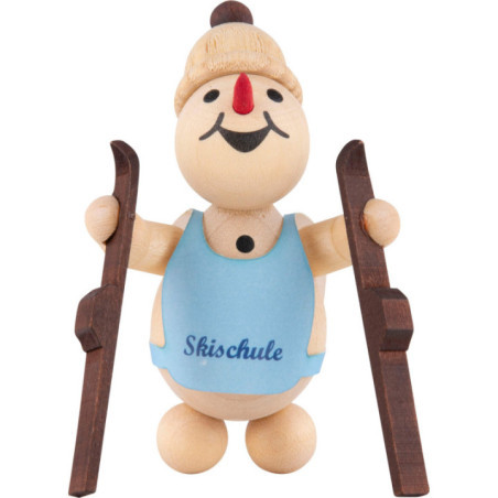 Schneemann Junior Skianfänger "Guck in die Luft" - 9 cm