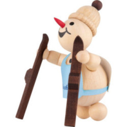Schneemann Junior Skianfänger "Guck in die Luft" - 9 cm