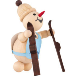 Schneemann Junior Skianfänger "Guck in die Luft" - 9 cm