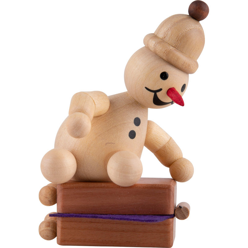 Snowman - Junior "on a Journey" - 9 cm / 3.5 inch