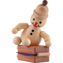 Snowman - Junior "on a Journey" - 9 cm / 3.5 inch