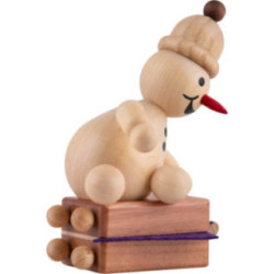 Snowman - Junior "on a Journey" - 9 cm / 3.5 inch