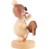 Snowgirl with Hobbyhorse - 9 cm / 3.5 inch