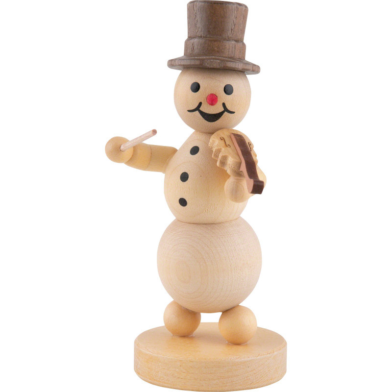 Snowman Musician Violine - 12 cm / 4.7 inch