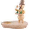 Tea Light Holder - Snowman with Belly Shop - 13 cm / 5.1 inch