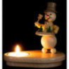Tea Light Holder - Snowman with Belly Shop - 13 cm / 5.1 inch