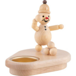 Tea Light Holder - Junior "Snowball Thrower" - 8 cm / 3.1 inch
