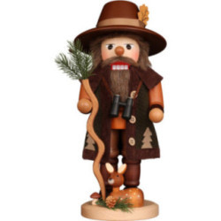 Nussknacker Waldmann mit Rehkitz natur - 39,5 cm