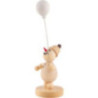 Snowman - Junior with Balloon - 9 cm / 3.5 inch