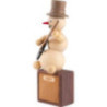 Snowman Musician E-Guitar - 13 cm / 5.1 inch