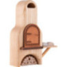 Räucherofen mit Christstollen - 15 cm
