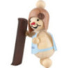 Schneemädchen Skianfänger "Snowboard" - 8 cm