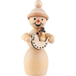 Snowwoman Toy Saleswoman - 10 cm / 3.9 inch