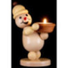 Schneemann Junior "Lichthalter" rechts - Mittelgroß - 20 cm