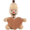 Snowman - Junior "with Heart" - Medium Size - 14.5 cm / 5.7 inch