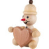 Snowman - Junior "with Heart" - Medium Size - 14.5 cm / 5.7 inch